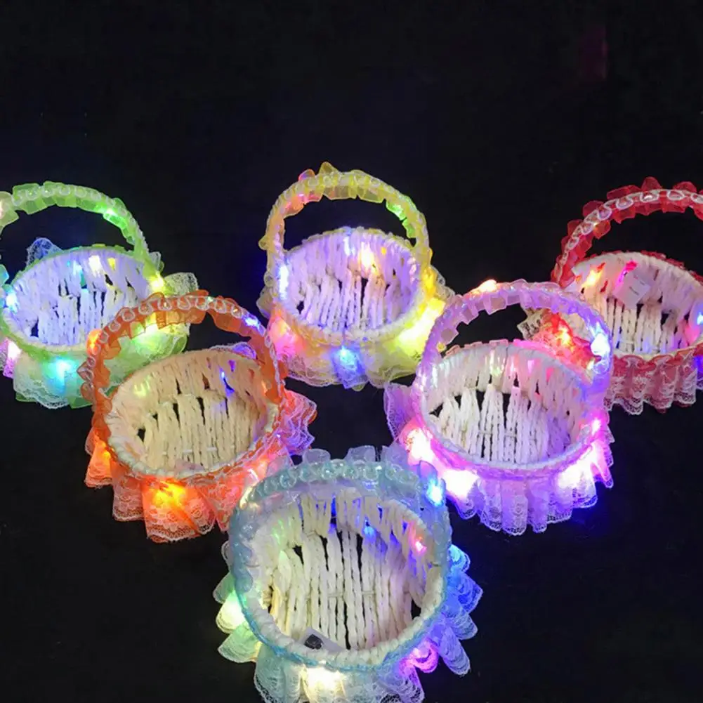 

Креативная светящаяся ручная корзина для цветов, имитация кота, легкий подарок