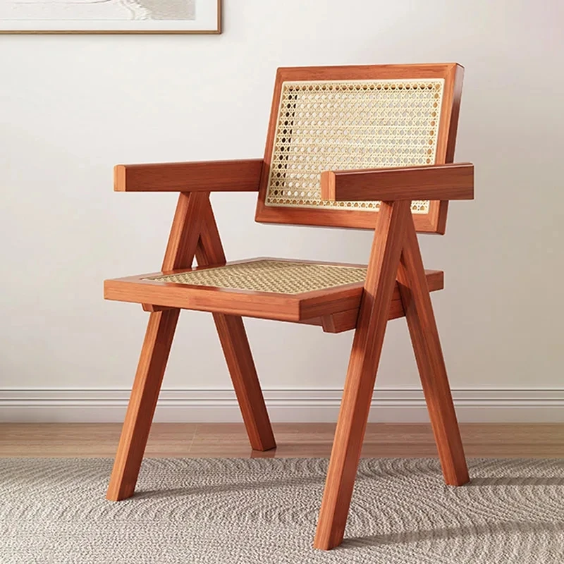 Design Oriented Beautiful Dining Chairs Modern Armrest Italian Lazy Chair Backrest Minimalist Chaises Salle Manger Furniture dining chair
