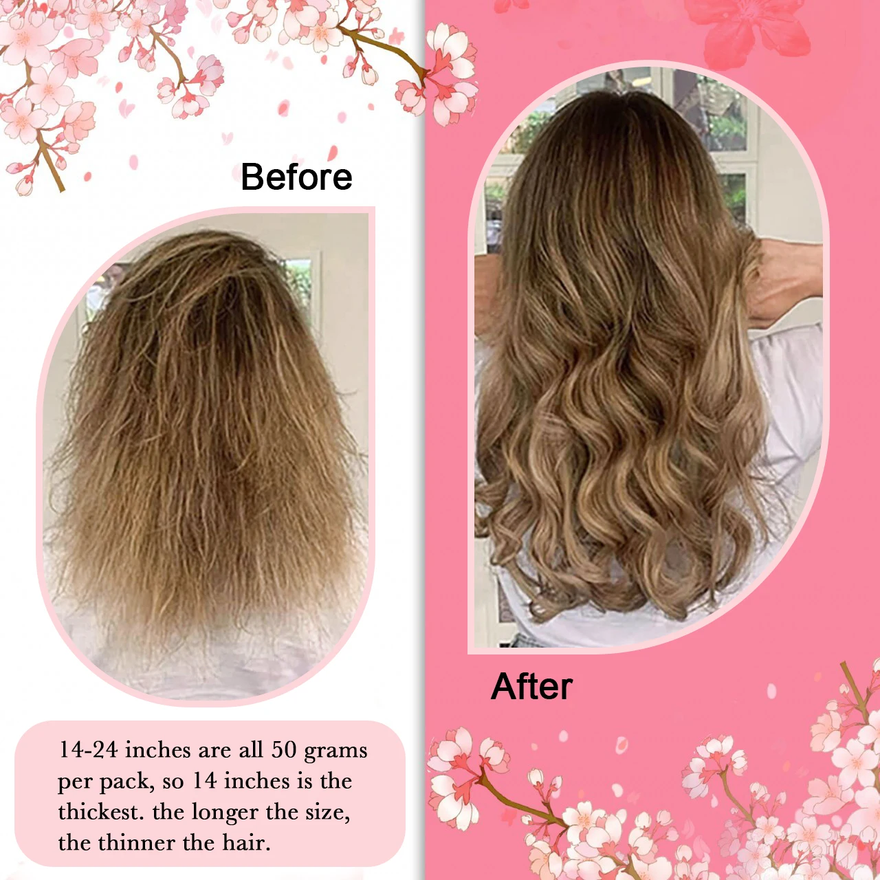 Micro Ring Highlights Hair Extensions 50g Micro Bead Human Hair #3/8/22 Brown Blonde Loop Human Extensions 1g/s