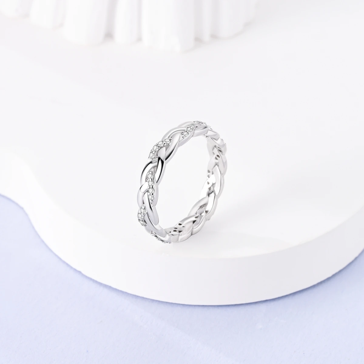 925 Sterling Silver Ring For Woman Zircon Firefly Heart Cross Fine Jewelry