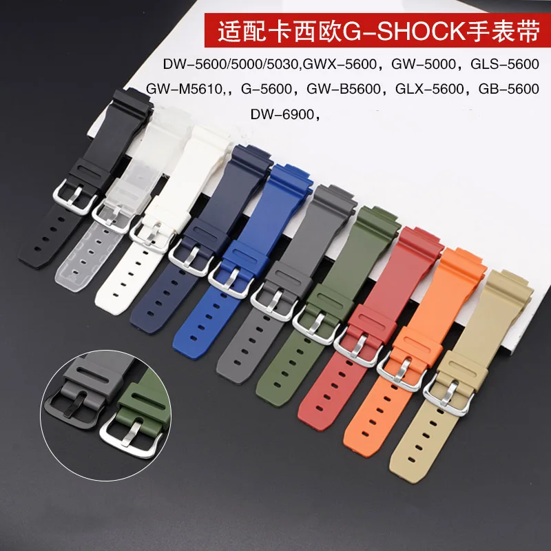 Fasce Per G Shock Dw-5600/5000/5030,Gw-M5610/G-5600,Gw-B5600,Gls-5600,Gb-5600,Dw-6900 Casio Gshock Diving Sport Cinturini Per Cinturini