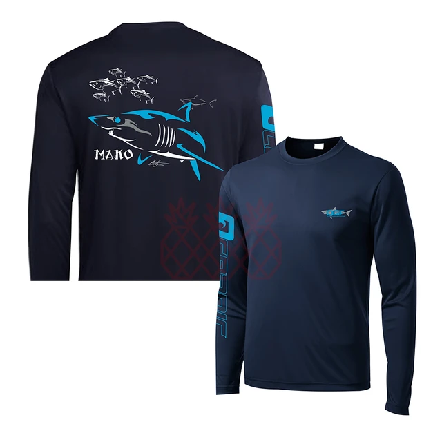 Oceanic Fishing Jersey Long Sleeve Sun Protection Breathable Performance  Fishing Clothing Camisa De Pesca UPF 50