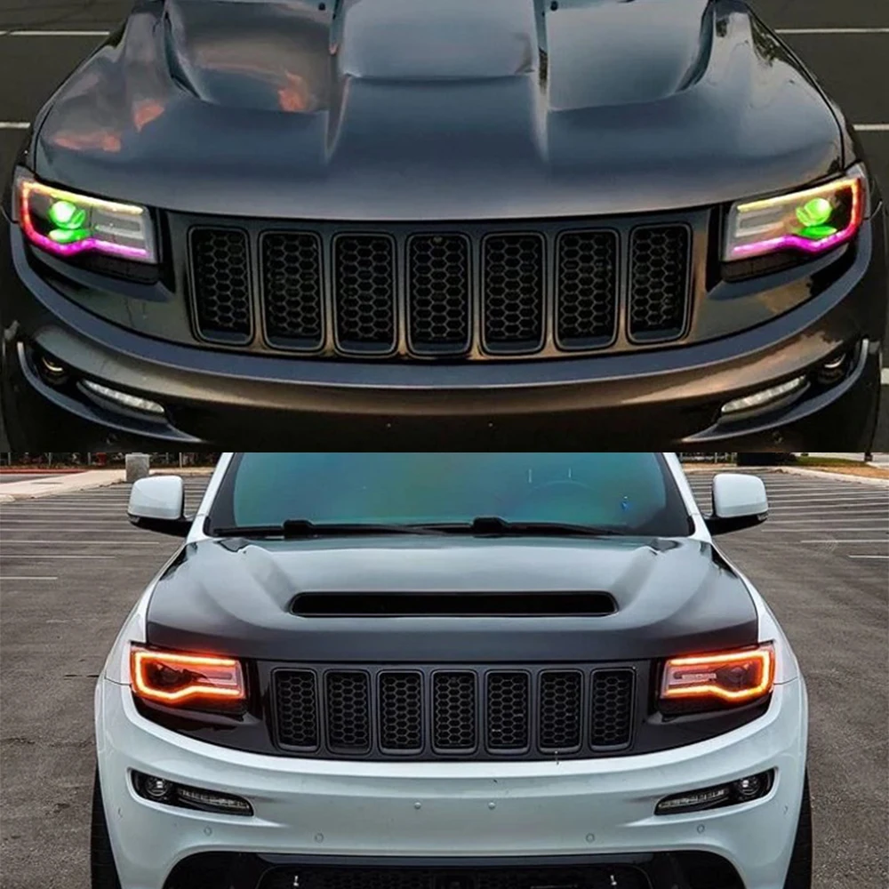 Jeep Grand Cherokee 2014-2021 DRL RGB LED 주간 주행 등 LED 보드 라이트 터닝 DRL 모듈 LED 보드 OEM 교체
