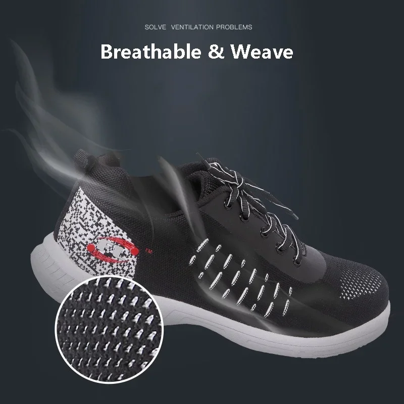 Unisex Lace Up Breathable Bowling Shoes Men Women Right Hand Skidproof Bowling Sneakers Weave Casual Sports Footwear 35-46