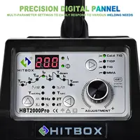 HITBOX TIG COLD Welding Machine HBT2000P Multifunctional TIG CLEAN MMA Welding DC Inverter TIG Welder Single Phase 220V 2
