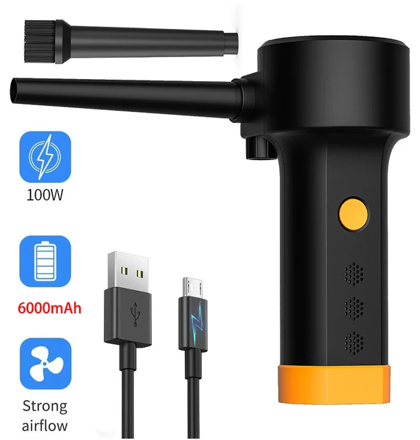 Electric Compressed Air Duster 500W Air Blower Air Cleaner for Keyboard