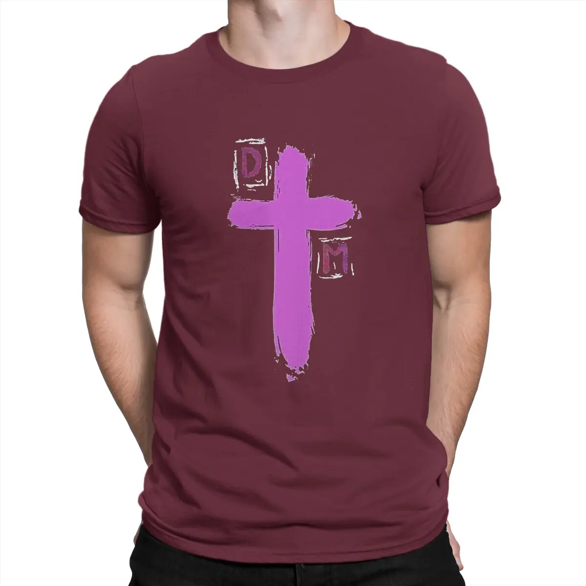 thumbnail image 1 of Camisetas Cross Men Depeche Cool Mode, camisetas novedosas de manga corta y cuello redondo, camisetas de algodón de verano, 1 of 7