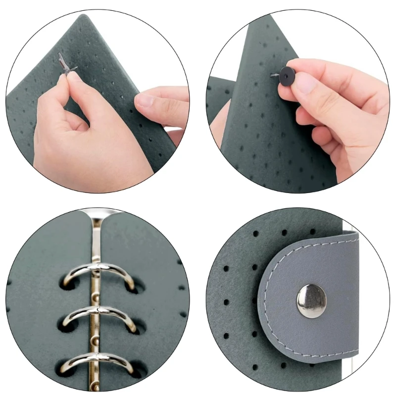 Pin Case Book - Album Porta Spille E Gioielli In Feltro, 6 Pagine, 350 Slot, Organizzatore Da Viaggio, Custodia Per Spille, Orecchini, Collane, 23,7x17 Cm - 3