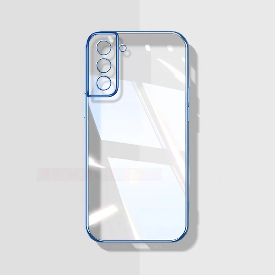 Clear Luxury Plating Bumper Shockproof TPU Phone Case