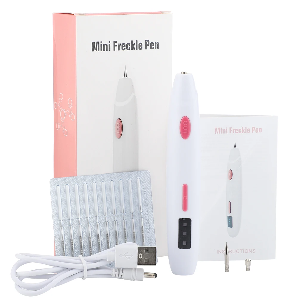 Skin Tag Remover Facial Blackhead Freckle Mole Removal Pen Electric Tattoo Black Spots Tattoos Remover Household Skin Care Tools
