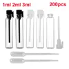 20PCS 1ml 2ml 3ml Perfume Sample Mini Bottle Empty Glass Vials Dropper Container Laboratory Liquid Fragrance Trial  Test Tube 3