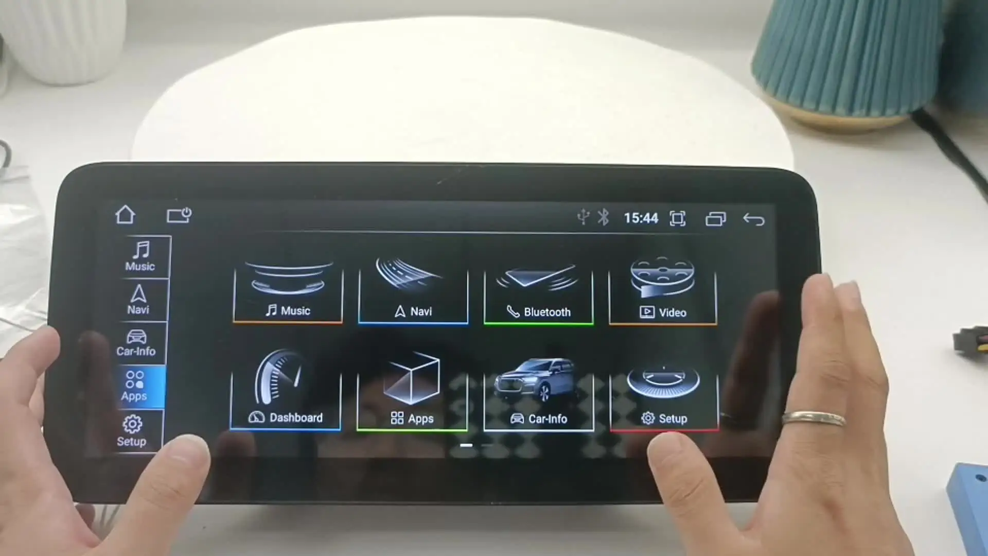 10 25-1 3-дюймовый автомобильный DVD-видео мультимедийный радиоплеер Android 14 для Audi Q5 8R