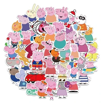 topper  Peppa pig birthday party, Peppa pig stickers, Peppa pig cake topper