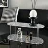 3-Tier Cups Storage Rack Creative Counter Organizer Premium Acrylic Tableware Display Shelf for Home Organizers and Decorate 6