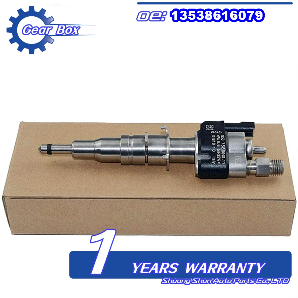 New Fuel Injector 13537585261 13538616079 13537589048 11 09 12 for BMW
