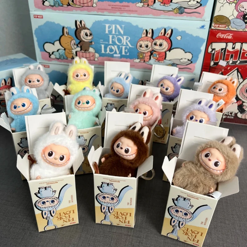 POP MART LABUBU V4 (A-Z) 몬스터즈 핀 포 러브 시리즈 블라인..