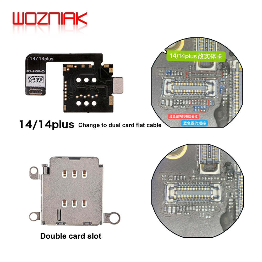 iPhone14Plus(eSIM)【ジャンク】 WYLIE 14/14PLUS ESIM changed to dual SIM American Version Changed