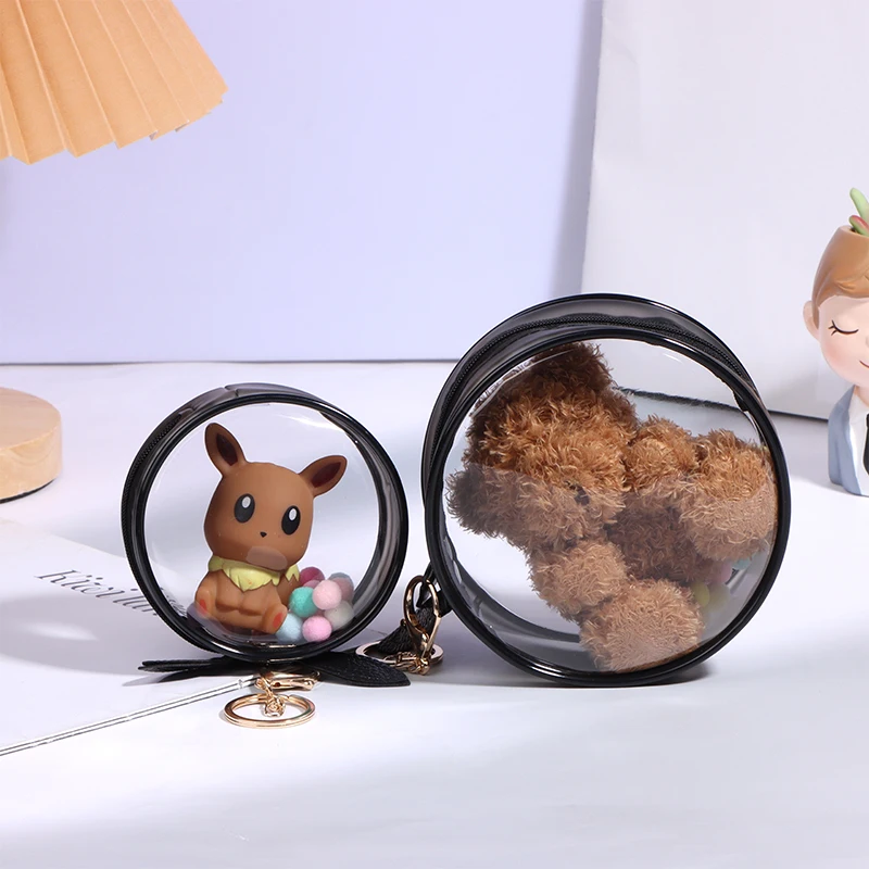 Gift Boxes Transparent Mystery Box Mini Anime Doll Display Bag Universal 9/12cm Display Box Portable Storage Bag Coin Purse Earphone