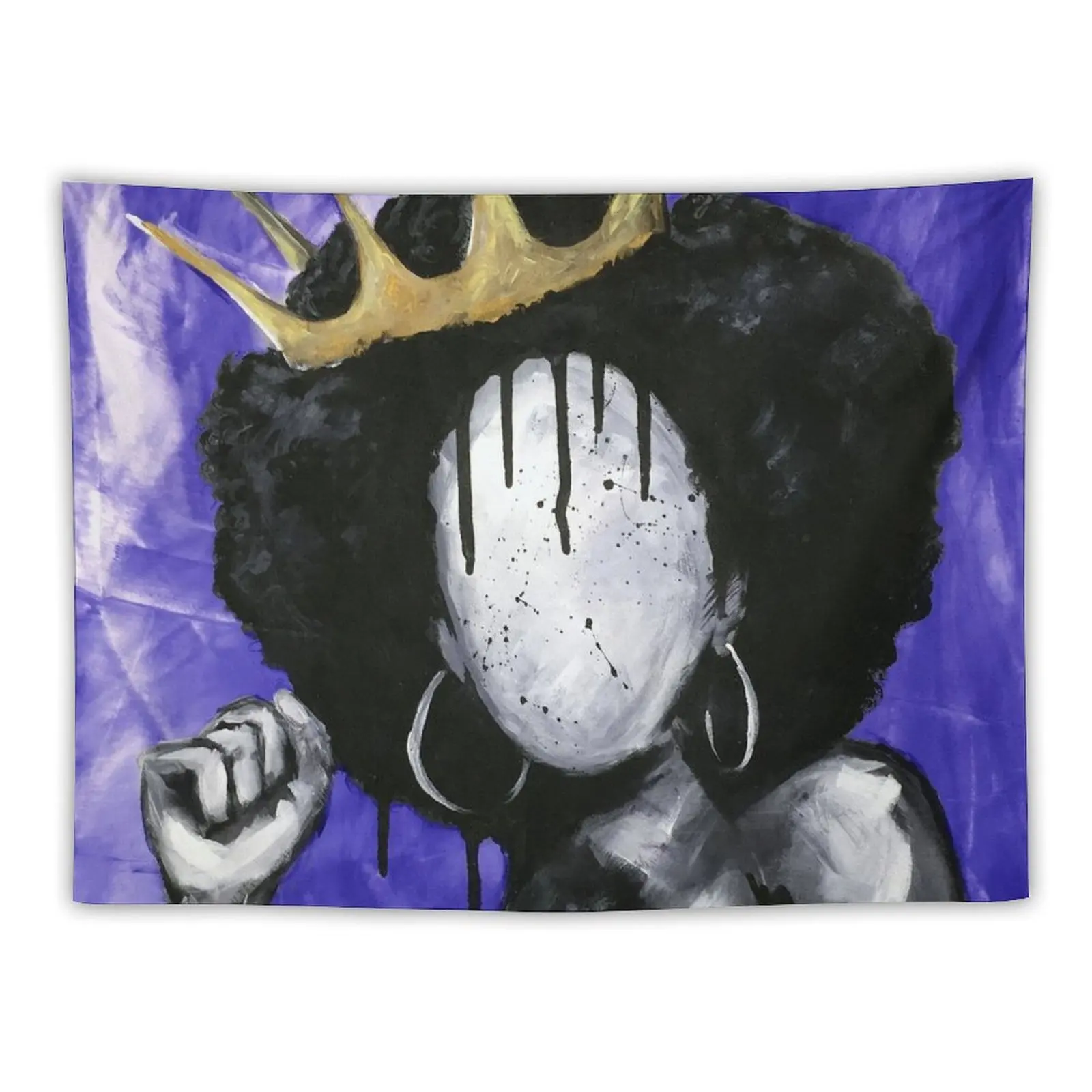 

Naturally Queen PURPLE Tapestry Wall Mural Christmas Decoration House Decoration Tapestry