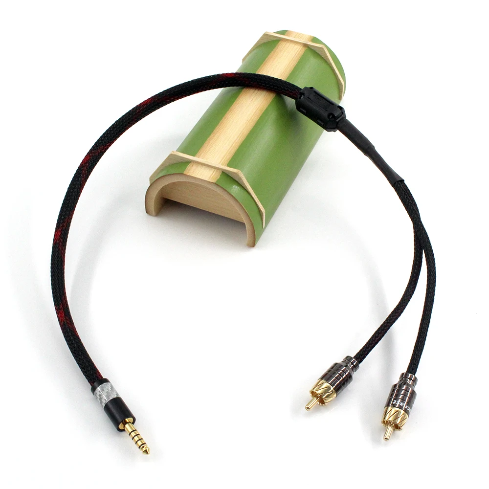 HIFI  ̺ 4.4mm  뷱 ̽ 4.4mm  2 rca ȣ ̺ AUX     2.5mm ÷  2 RCA