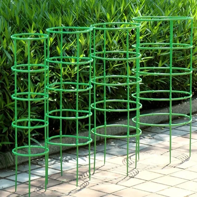 Green Plant Support Pile Frame Greenhouse Arrangement Semicircle Fixed Rod Indoor Flower Plants Vine Climbing Bracket Hock Pen 2