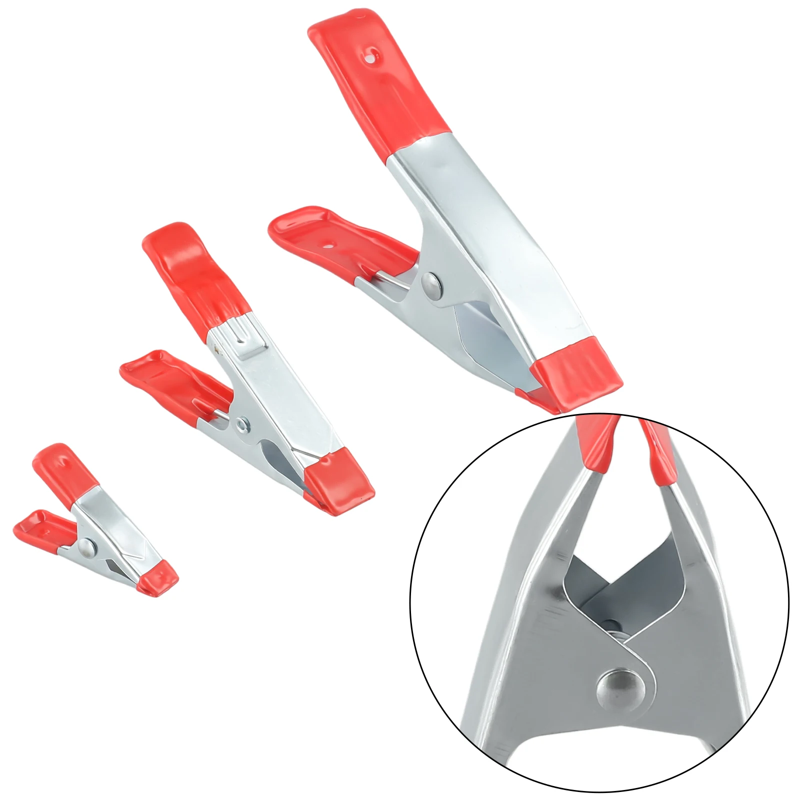 

Spring Clamp Clip 2/4/6\" Spring Clamp Useful Fixing Heavy Duty Metal Photographic Powerful Tools Spring Clamp