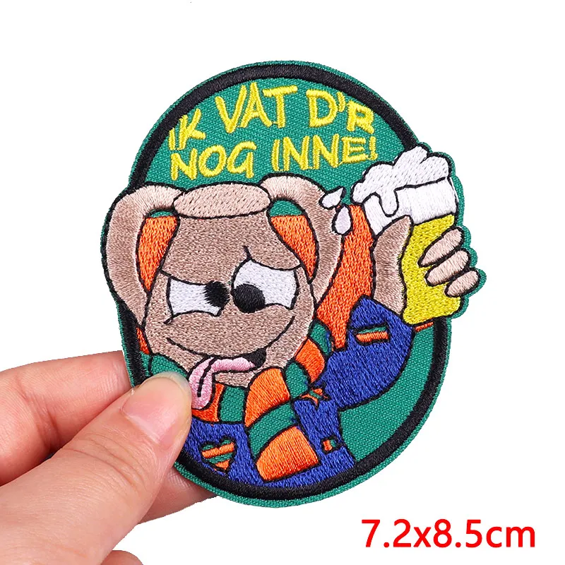 Netherland Carnival Emblem Embroidered Patch for Clothing - DIY Iron-On/Sew-On Applique