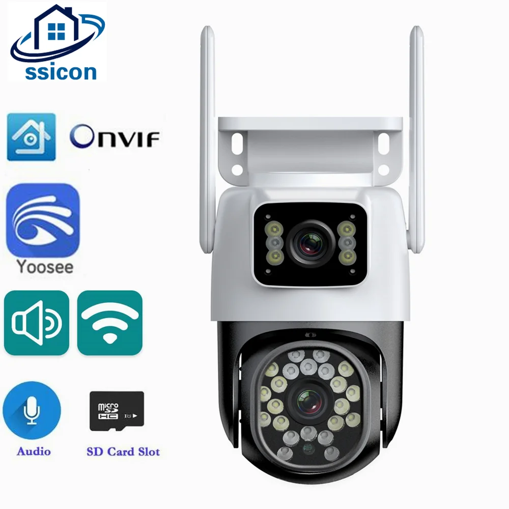 

Yoosee Security-protection WIFI IP Camera 4MP Full Color Night Vision Wireless Waterproof Outdoor Dual Lens Camera