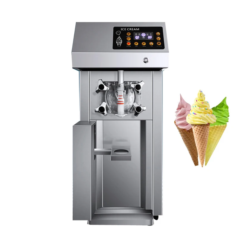 

Soft Serve Ice Cream Machine Commercial Desktop Ice Cream Maker Electric Ice Cream Vending Machine 110v 220v