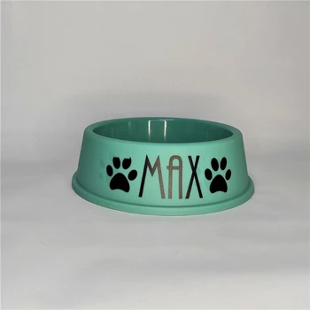 Personalized Pet Bowl Stylish Pet Accessor Plastic Dog Food & Water Bowl Perfect for Your Unique Pet's Needs Gift Cat Bowls 5
