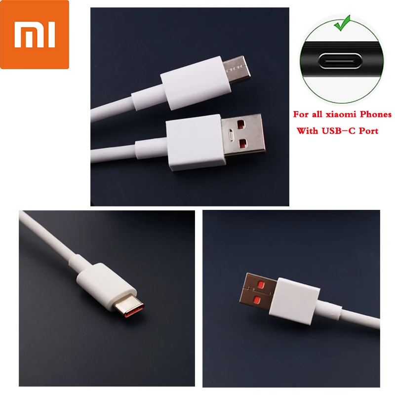 33w charger xiaomi eu Turbo Charge Original type C cable For Xiaomi redmi note 9 pro POCO X3 nfc Mi 10 9 9t pro note 10 10X LITE baseus 65w