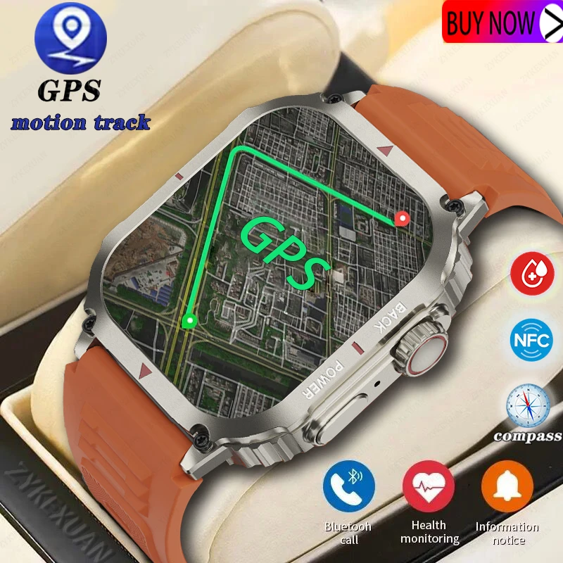 

Смарт-часы Huawei Xiaomi с GPS-трекером, 2023*360, HD-экран
