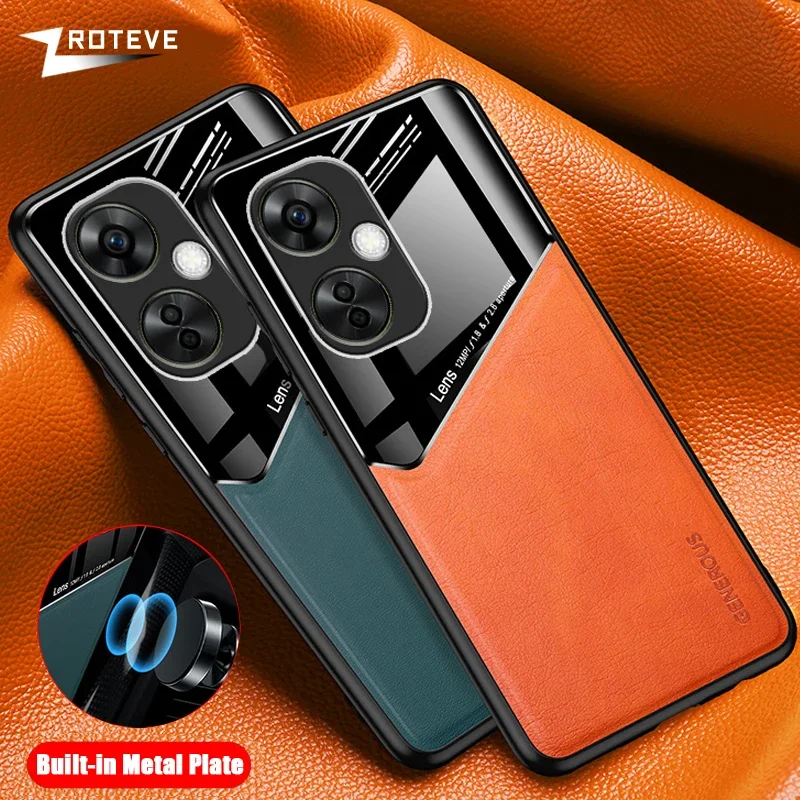 Premium Zroteve PU Leather Car Magnetic Shockproof Phone Case