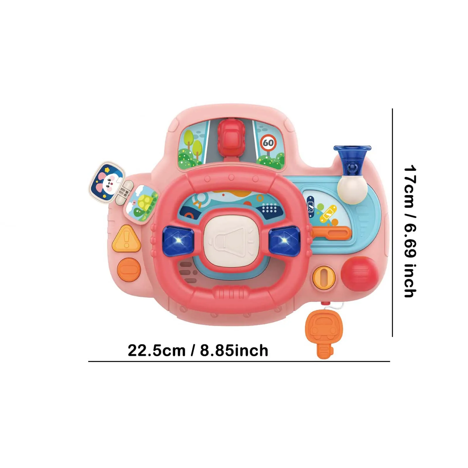 Huanger Interactive Steering Wheel Navigation Bridge Play Set