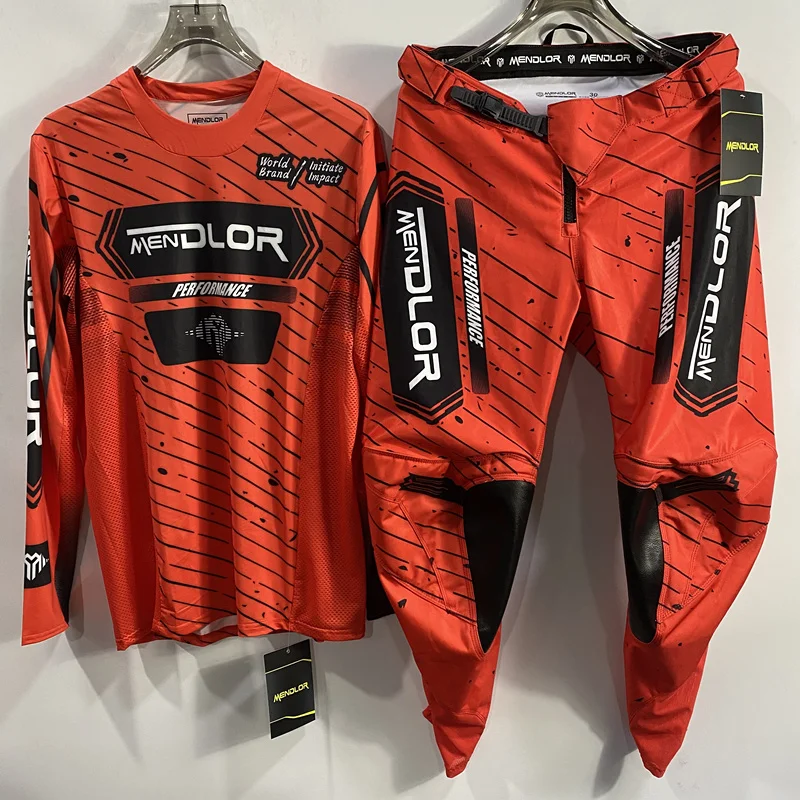 MENDLOR new off-road motorcycle racing suit, mountain bike riding set, breathable quick drying riding suit