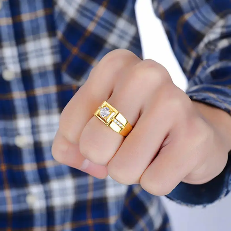 24k Gold Rings Men | Gold Wedding Ring | Dragon Ring Gold | Dragon Rings Men  - 24k Gold - Aliexpress