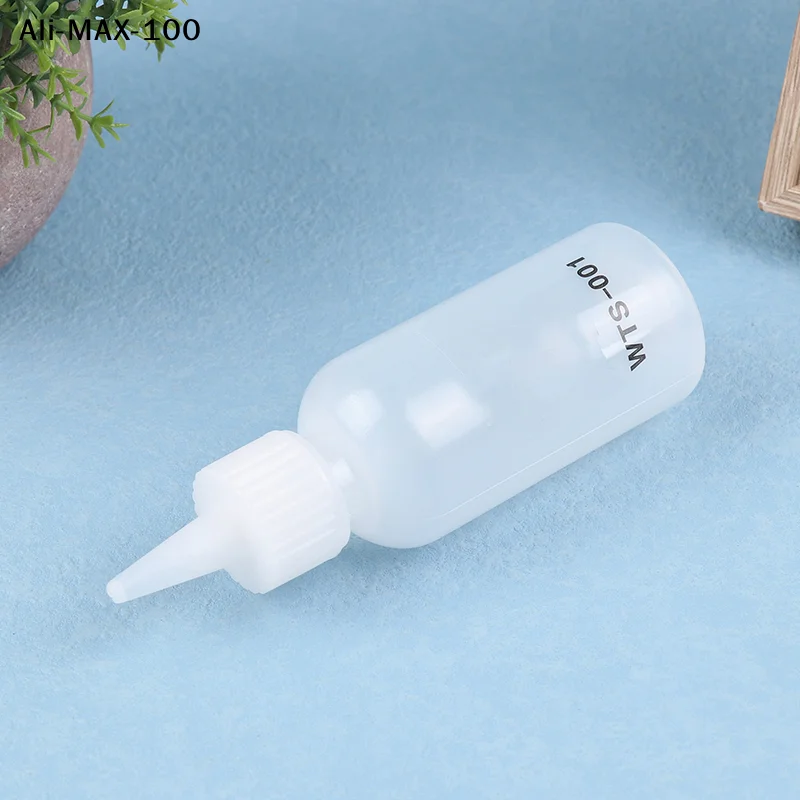 【AyS】1Pc 50ML WTS-001 디스펜서용 바늘이 있는 플라스틱 액체 알코올 휴대폰 PCB 용접 수리용 로진 솔더 플럭스 페이스트