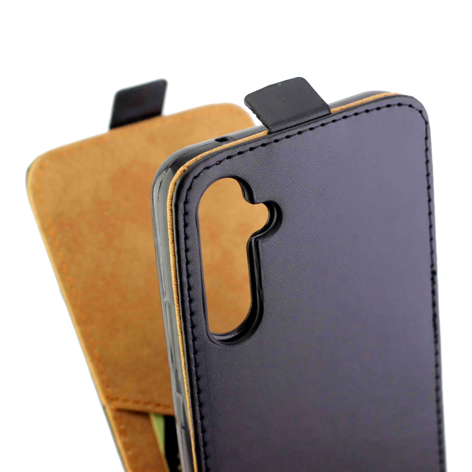 Fashion Vertical Leather Flip Case For Samsung Galaxy A14 A24 A34 A54 Cover Card Holder 6