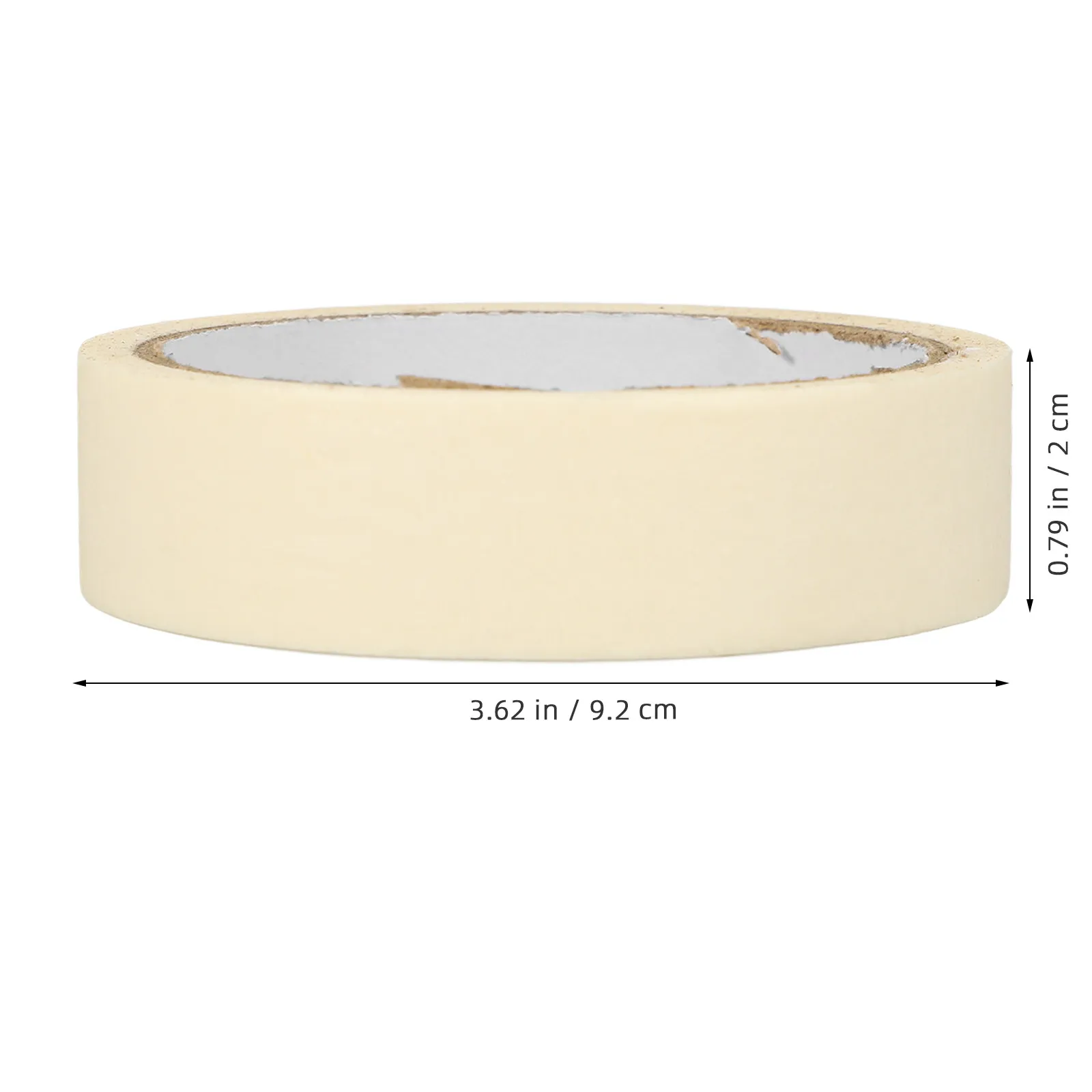 10롤 화이트 페인팅 테이프 20미터 각 롤, 벽 장식, 미술 프로젝트, 자동차 도색, 페인터 테이프용으로 제거 가능