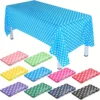 Waterproof And Oil-Proof Polka Dot Disposable Rectangular Tablecloth Peva Material Restaurant Hotel Tablecloth For Home Party 1