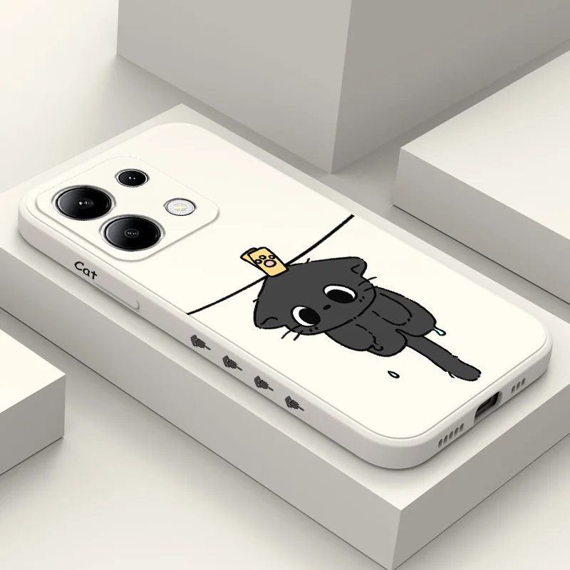 Sun Cat Liquid Silicone Phone Case – Durable and Stylish Protection