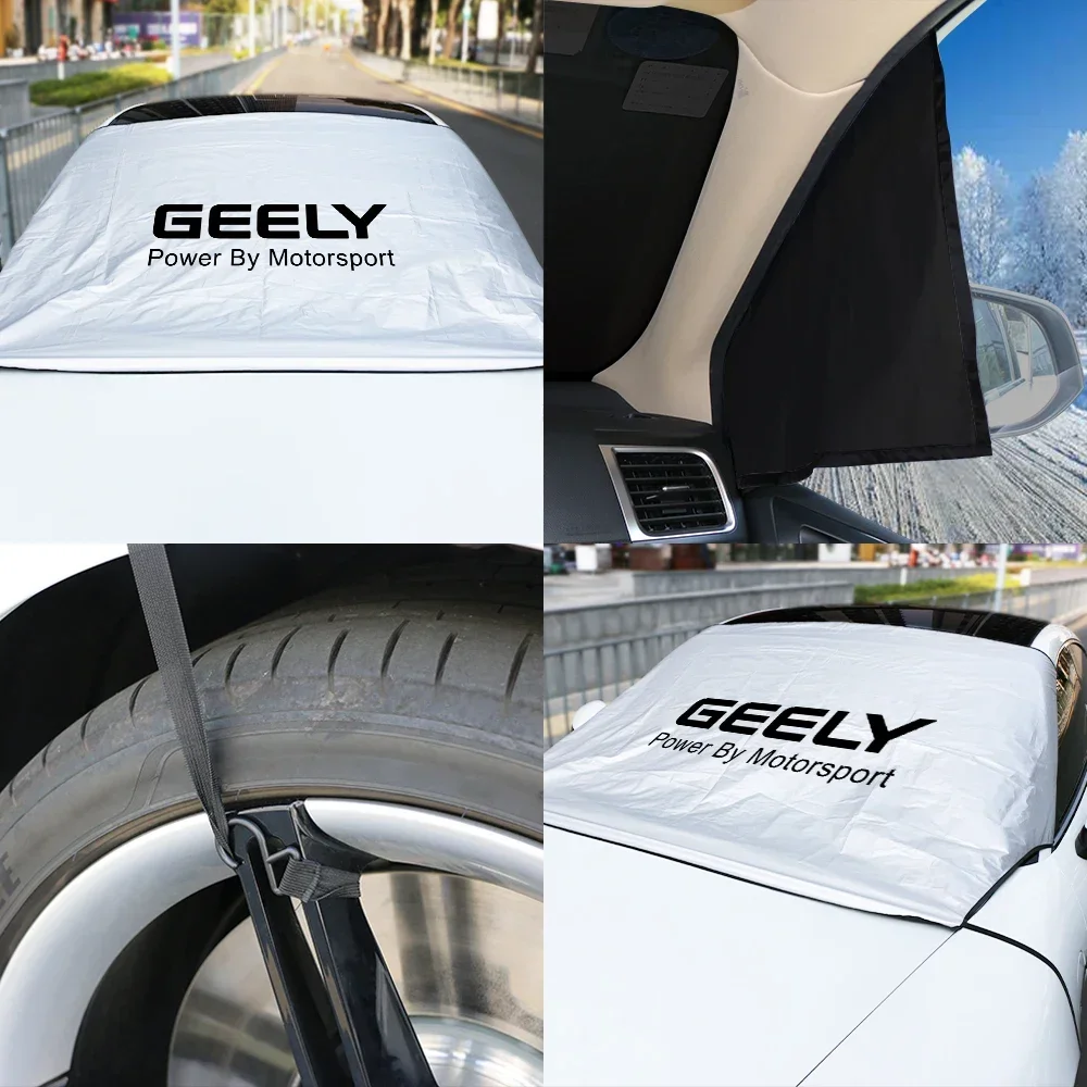Car Windshield Sunshade Parasol Cover Sun Shade Protector Auto Accessories For GEELY GC6 GC9 EMGRAND EC7 EC8 CK ATLAS CK2 CK3 GT