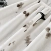 Winter Warm Fitted Sheet Stars Pinted Flannel Fleece Bed Sheet for Double Bed Queen/King Size All-inclusive Mattress Cover180 6