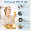 Bread Maker with 2 Paddles, 2LB 17-in-1 Premium Bread Maker, Auto Nut Dispenser, 1Hour Keep Warm & 3 Crust, Bread Maker 5