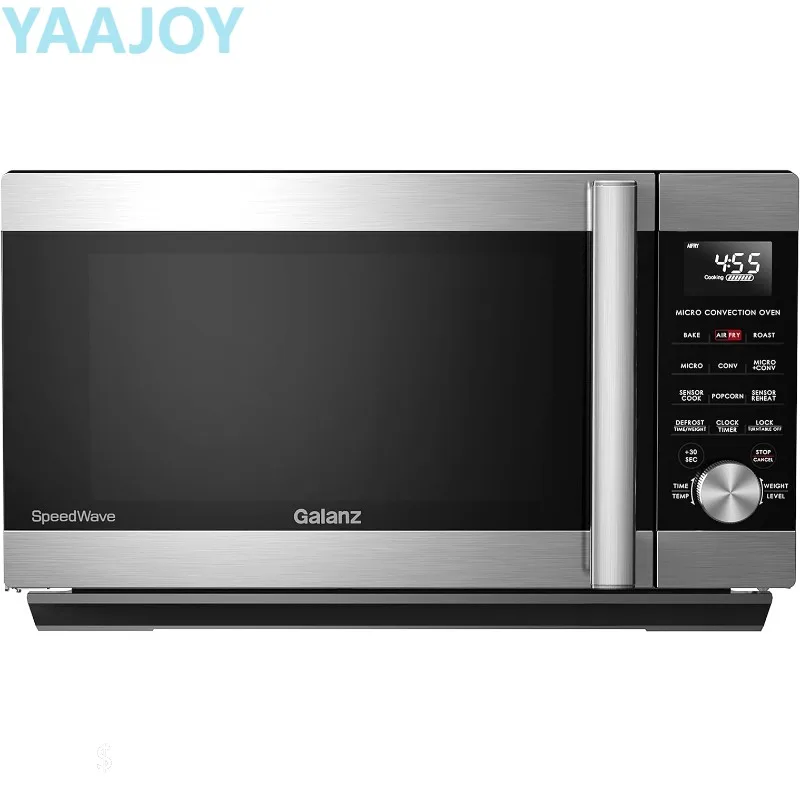 

Galanz GSWWA12S1SA10 3-in-1 SpeedWave with TotalFry 360, Microwave, Air Fryer, Convection Oven with Combi-Speed Cooking, 1.2 Cu.