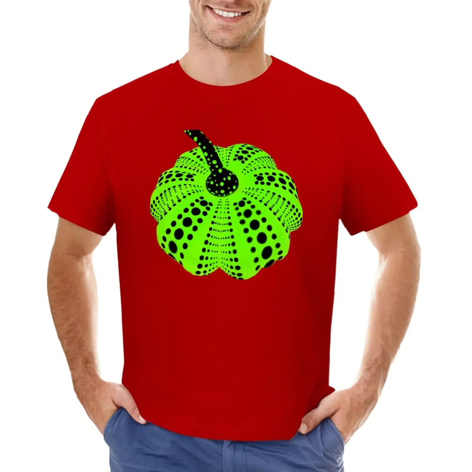 

Polka Dot Pumpkin T-Shirt new edition anime anime clothes plus sizes black t shirts for men