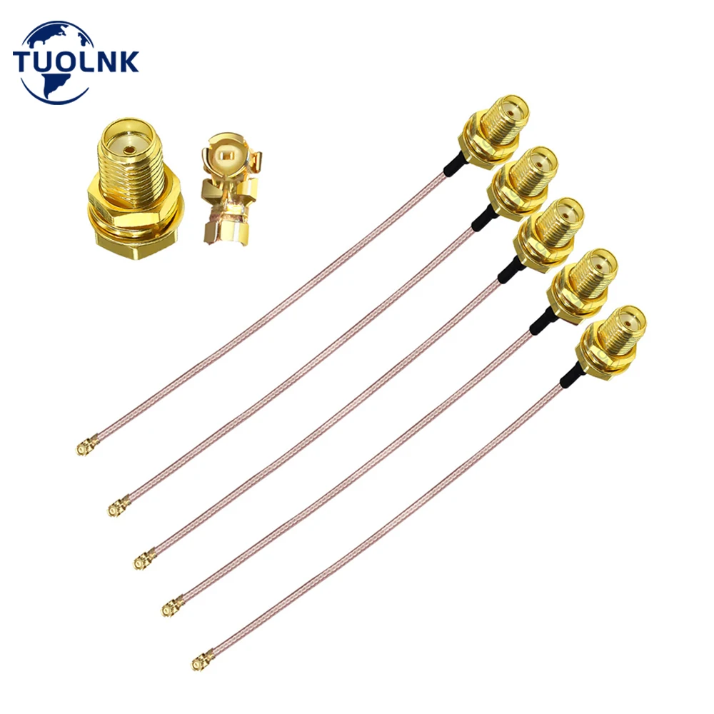 Переходник с гнезда SMA на U.FL, стандарт IPX, стандартный коаксиальный адаптер RG178, кабель перемычки Pigtail, гнездо SMA в IPX UFL/IPEX РЧ Mini PCI, Удлинительный кабель