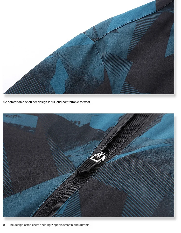 Autumn Men's Jacket New Lightweight and Breathable Outdoor Casual Sports Quick Drying Hooded Windbreaker Fashionable Men's Coat