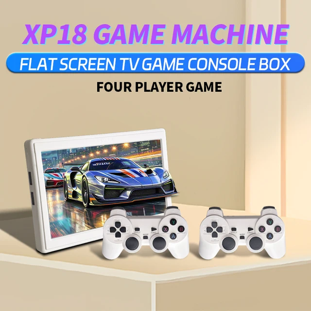 Coopreme XP18 Console de jeu TV sortie HD 7 ''écran rétro Console vidéo Portable contrôleur sans fil prend en charge le simulateur 4000mAh 1