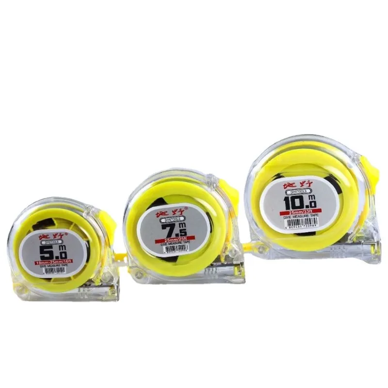 5m-Tape-Measure-Stainless-Steel-Transparent-Retractable-Ruler-Anti-drop ...